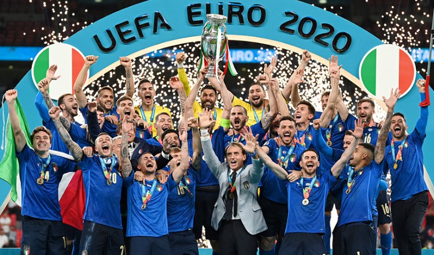 منتخب إيطاليا ينهي المهمة بنجاح ويتوج بطلاً لأوروبا للمرة الثانية في تاريخه